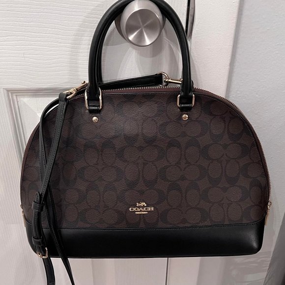 Coach Handbags - Large Signature Coach Satchel